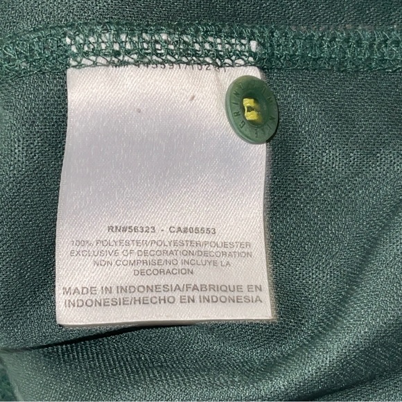 Nike Team Dri-Fit Oregon Ducks Polo Size Medium Green University Of Oregon EUC - Picture 14 of 16